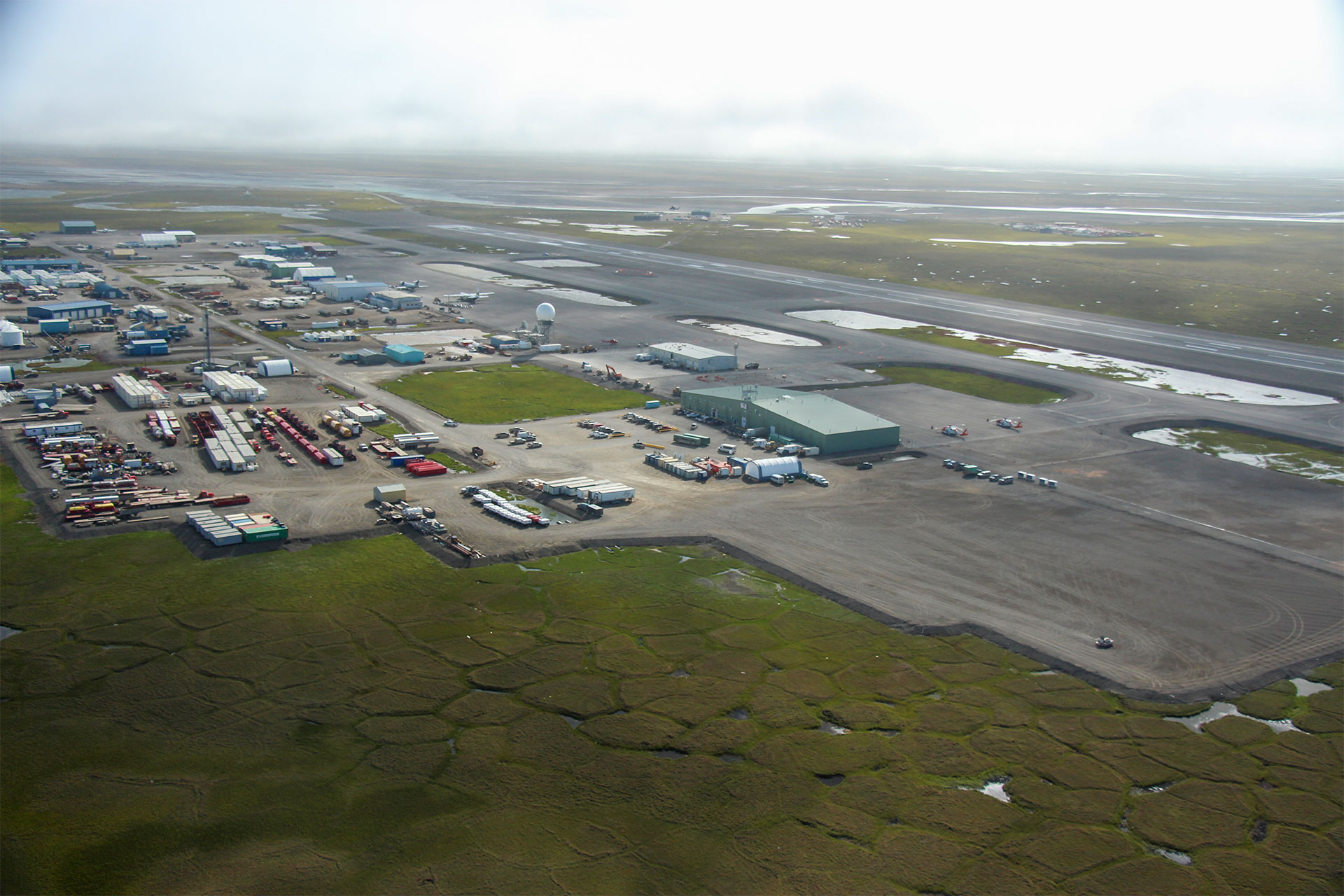 Deadhorse Aviation Center aerial