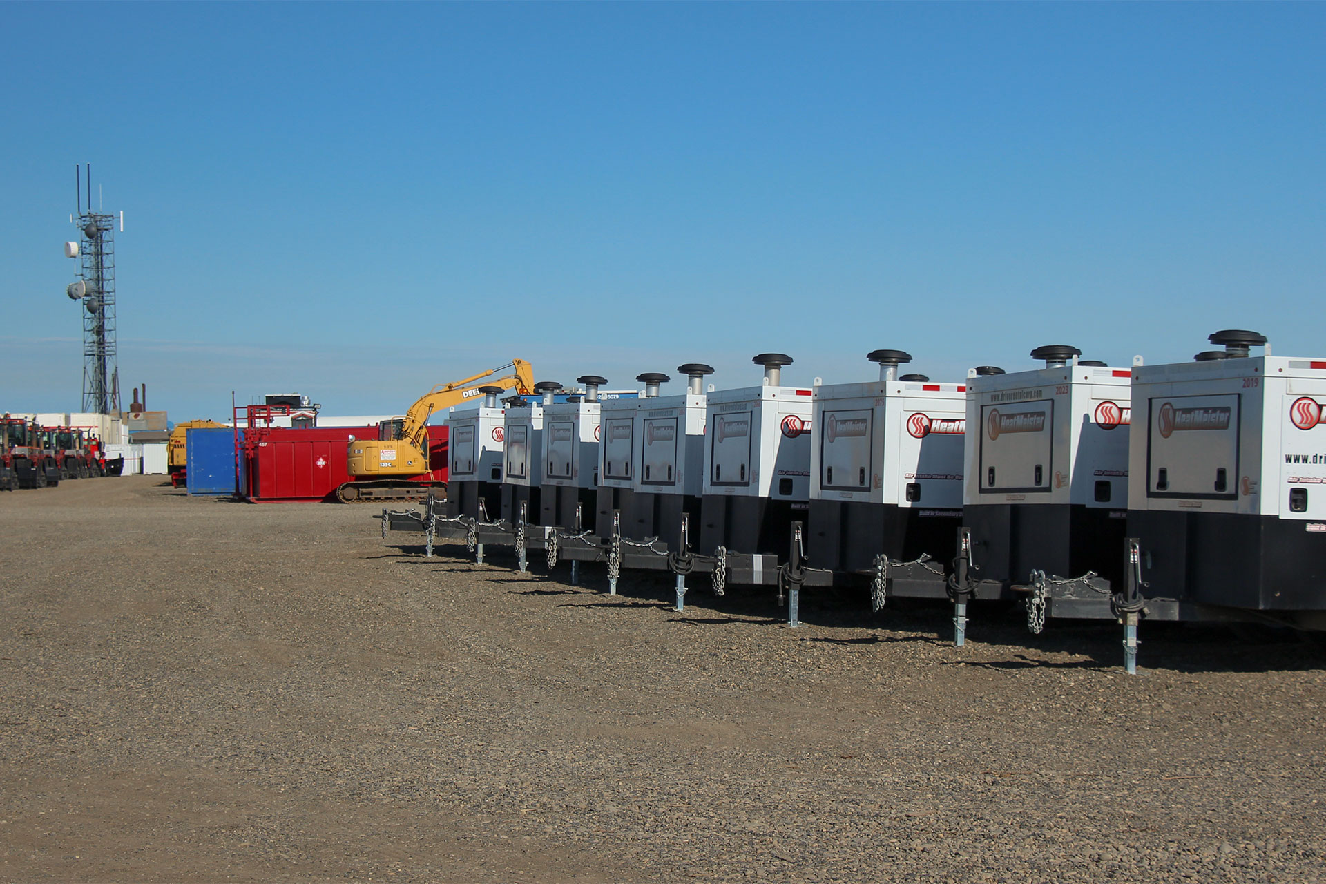 Deadhorse Aviation Center staging and storage yard